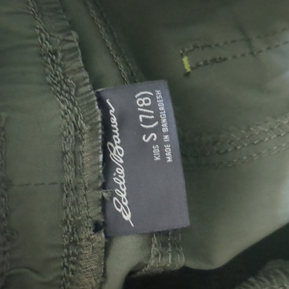 Eddie Bauer Kids Olive Pants - Picture 2 of 4